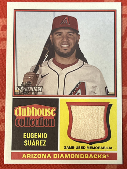 2025 Topps Heritage Clubhouse Collection #CCR-ES Eugenio Suarez