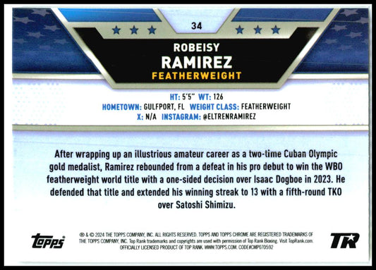 2024 Topps Chrome #34 Robeisy Ramirez