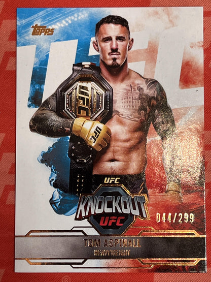 2025 Topps Knockout UFC Bronze #31 Tom Aspinall #/199