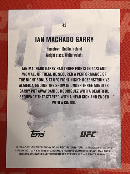 2025 Topps Knockout UFC #43 Ian Machado Garry