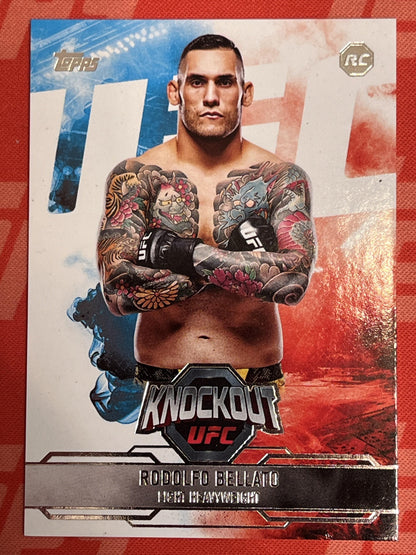 2025 Topps Knockout UFC #57 Rodolfo Bellato Rookie