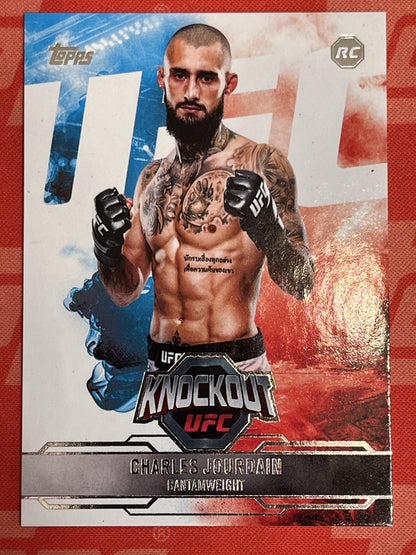 2025 Topps Knockout UFC #49 Charles Jourdain Rookie