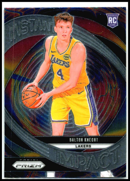 2024-25 Panini Prizm Instant Impact #5 Dalton Knecht Los Angeles Lakers