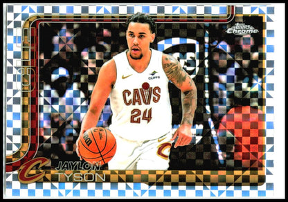 2025-26 Topps Chrome X-Fractors #50 Jaylon Tyson Cleveland Cavaliers