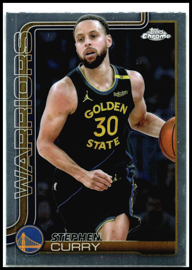 2025-26 Topps Chrome #201 Stephen Curry Golden State Warriors