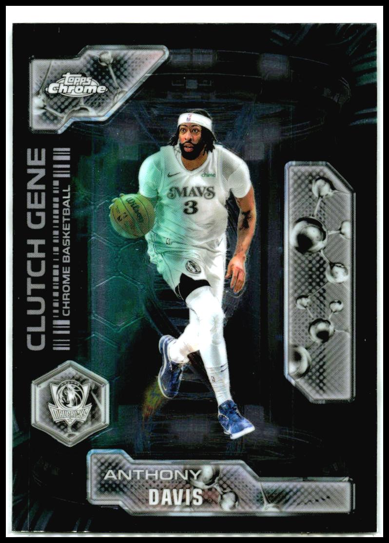 2025-26 Topps Chrome Clutch Gene #CG-8 Anthony Davis Dallas