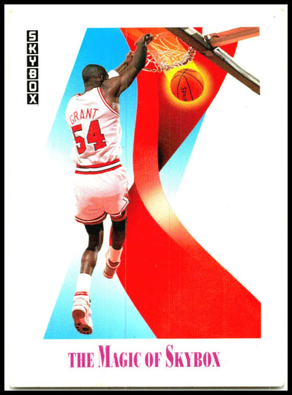 1991-92 SkyBox #566 Horace Grant Chicago Bulls