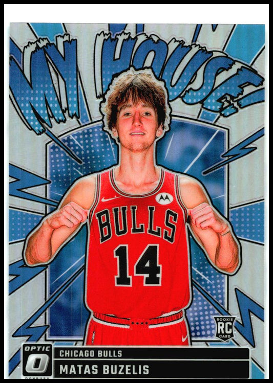 2024-25 Donruss Optic My House Holo #15 Matas Buzelis Chicago Bulls