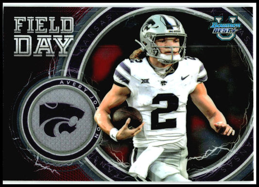 2025 Bowman University Best Field Day #FD-4 Avery Johnson Kansas State Wildcats
