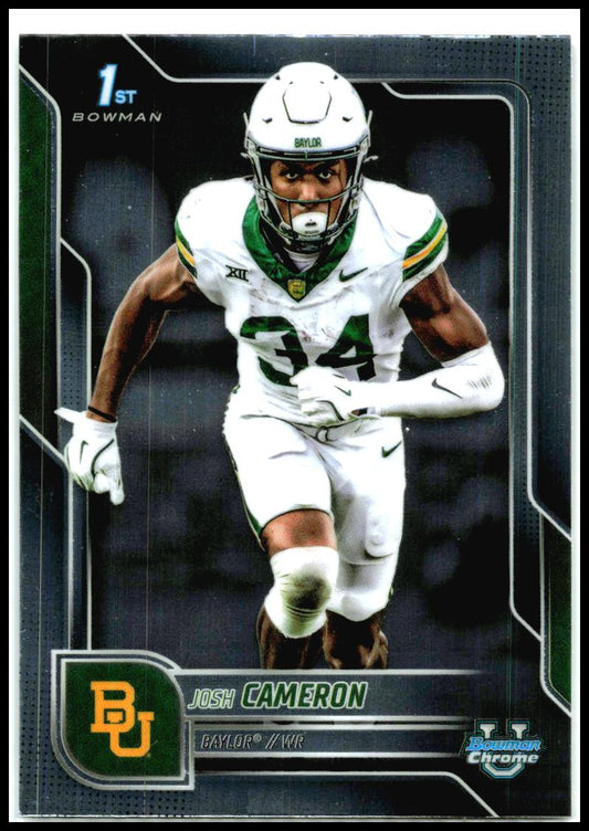 2025 Bowman University Chrome #60 Josh Cameron Baylor Bears
