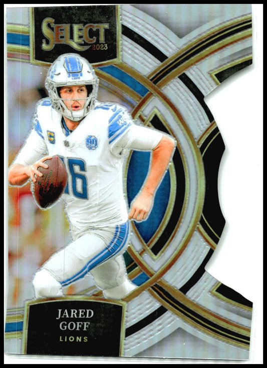 2023 Panini Select Silver Prizms Die Cuts #178 Jared Goff Detroit Lions