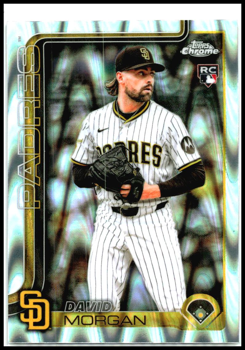 2025 Topps Chrome Update RayWave Refractor #USC33 David Morgan Rookie Padres