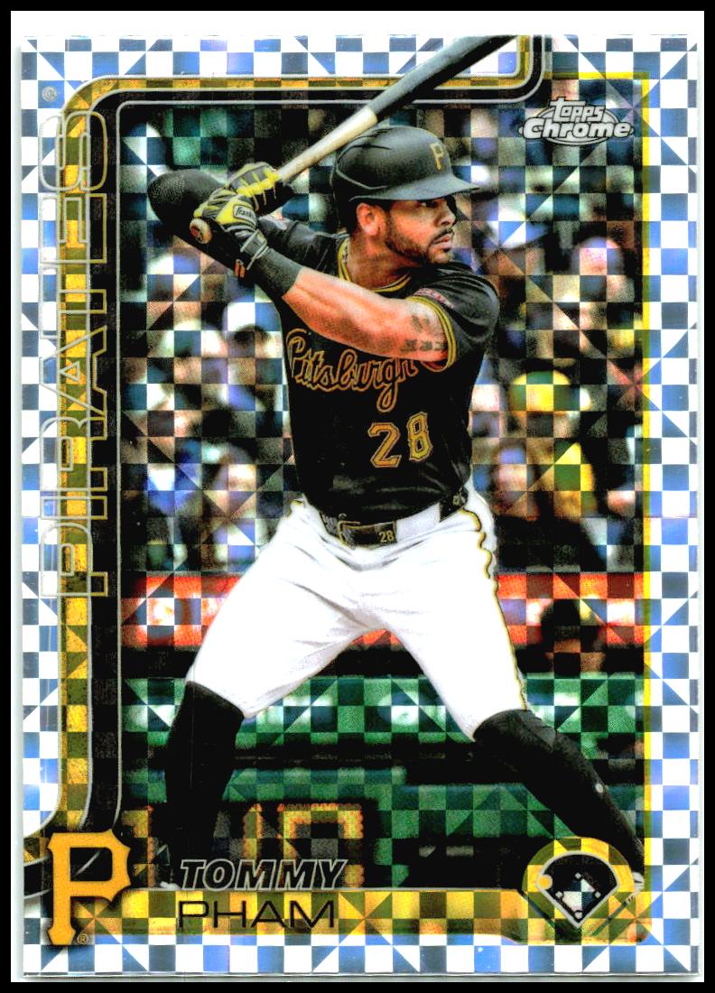 2025 Topps Chrome Update X-Fractors #USC45 Tommy Pham Pittsburgh Pirates