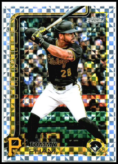 2025 Topps Chrome Update X-Fractors #USC45 Tommy Pham Pittsburgh Pirates