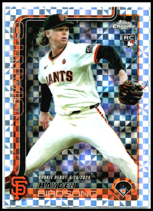 2025 Topps Update X-Fractor #USC159 Hayden Birdsong San Francisco Giants