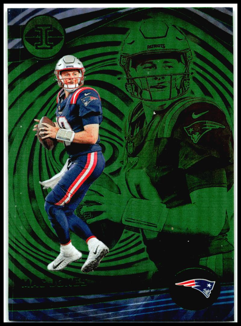 2023 Panini Illusions Emerald Trophy Collection #75 Mac Jones Patriots