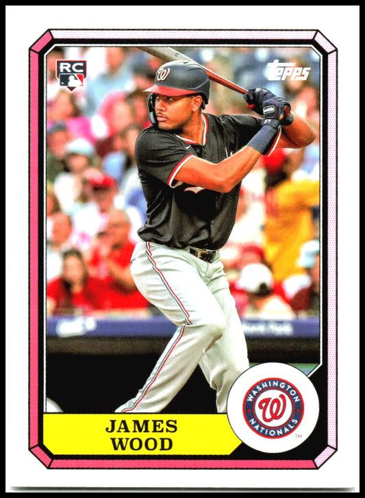 2025 Topps Archives 1987 Topps Boardwalk #87BB-3 James Wood Nationals