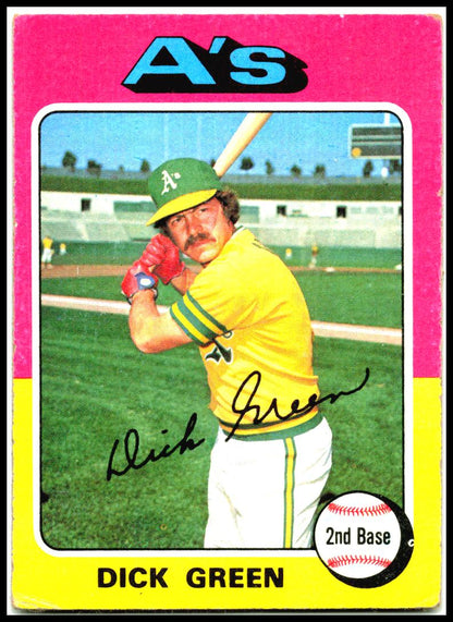 1975 Topps #91 Dick Green Oakland Athletics