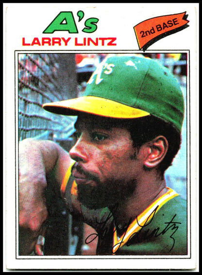 1977 Topps #323 Larry Lintz Oakland Athletics
