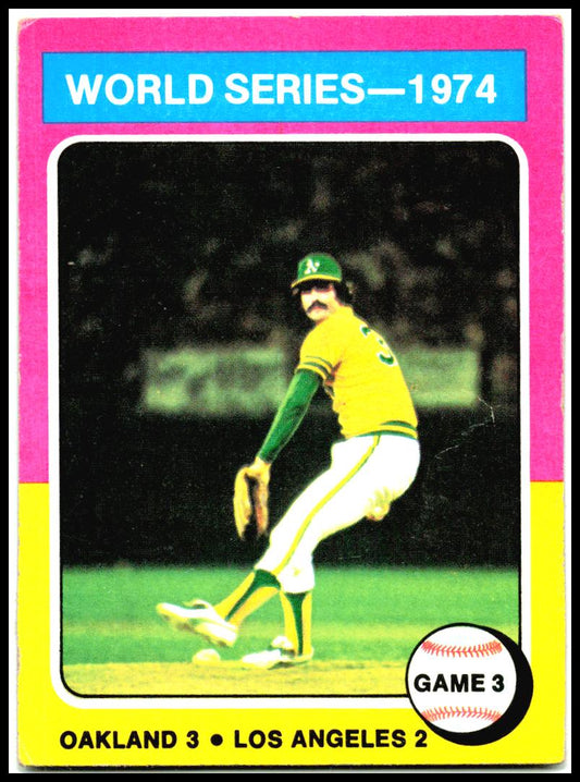 1975 Topps #463 1974 World Series Game