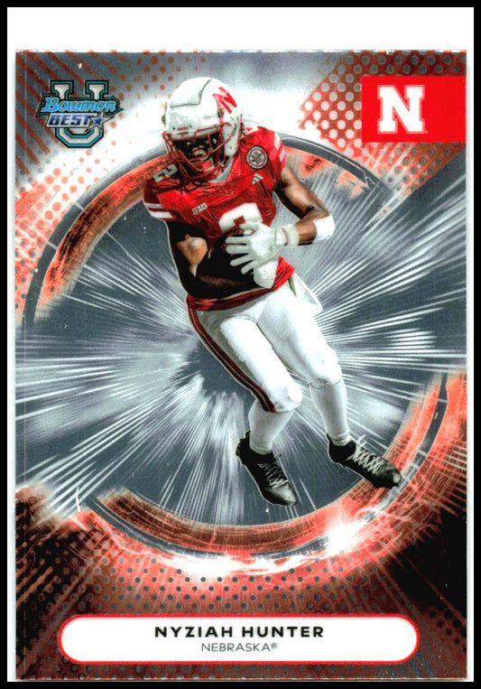 2025 Bowman University Best #35 Nyziah Hunter Nebraska Cornhuskers