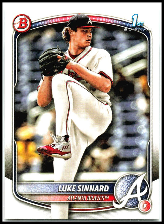 2025 Bowman Prospects #BP-62 Luke Sinnard Atlanta Braves