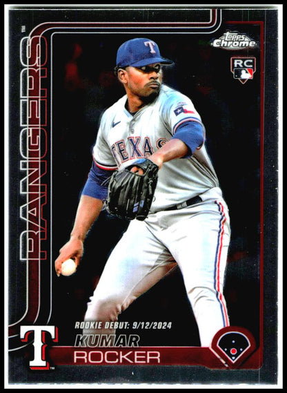 2025 Topps Chrome Update #USC160 Kumar Rocker Rookie Texas Rangers