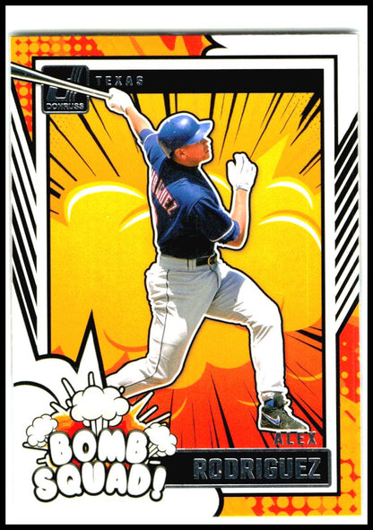 2024 Donruss Bomb Squad #9 Alex Rodriguez Texas Rangers