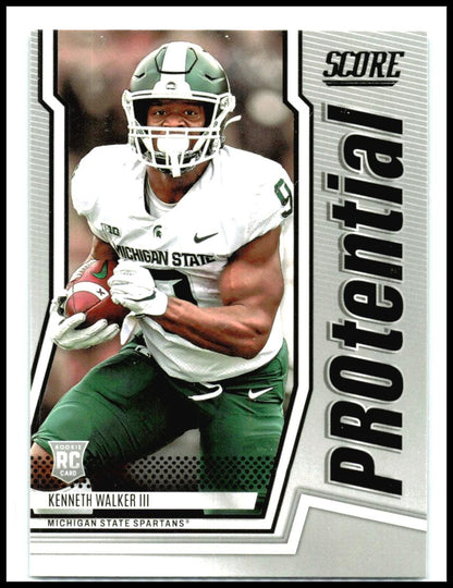 2022 Score PROtential #P-KW Kenneth Walker III Michigan State Spartans