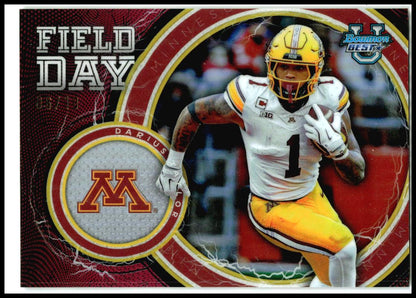 2025 Bowman University Best Field Day Black #FD-15 Darius Taylor Minnesota