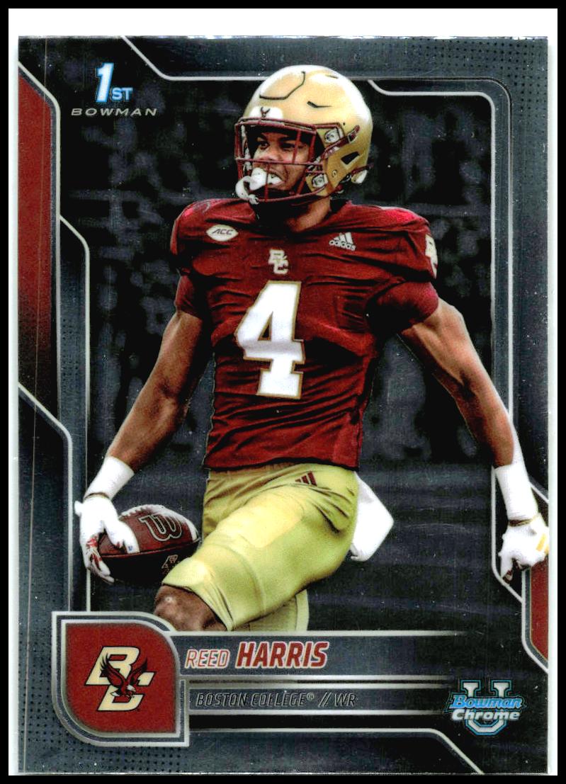2025 Bowman University Chrome #93 Reed Harris Boston College Eagles