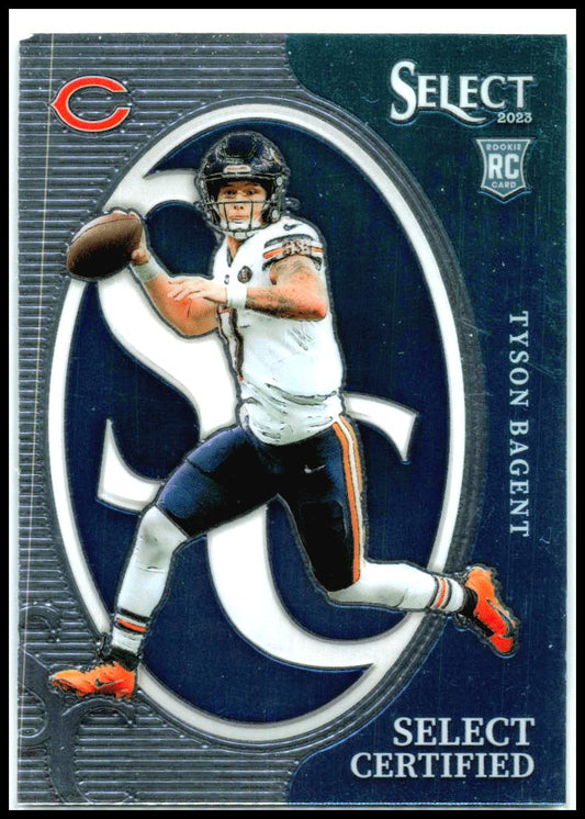 2023 Panini Select Select Certified Rookies #CRO-TBA Tyson Bagent Chicago Bears