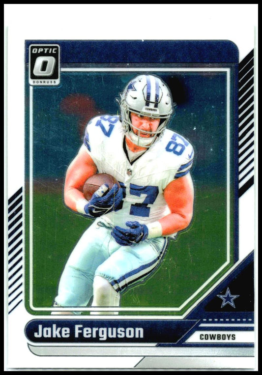 2024 Donruss Optic #54 Jake Ferguson Dallas Cowboys