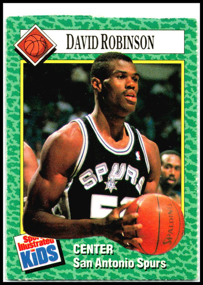 1990 Sports Illustrated for Kids #131 David Robinson San Antonio Spurs