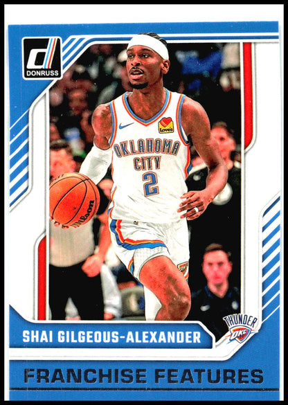 2024-25 Donruss Franchise Features #27 Shai Gilgeous-Alexander Thunder