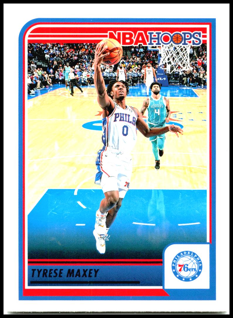 2023-24 Hoops #66 Tyrese Maxey Philadelphia 76ers