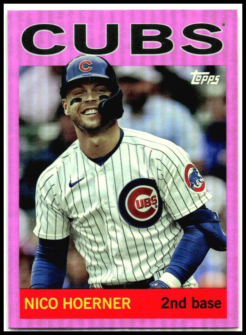 2025 Topps Archives Pink Foilboard #70 Nico Hoerner Chicago Cubs