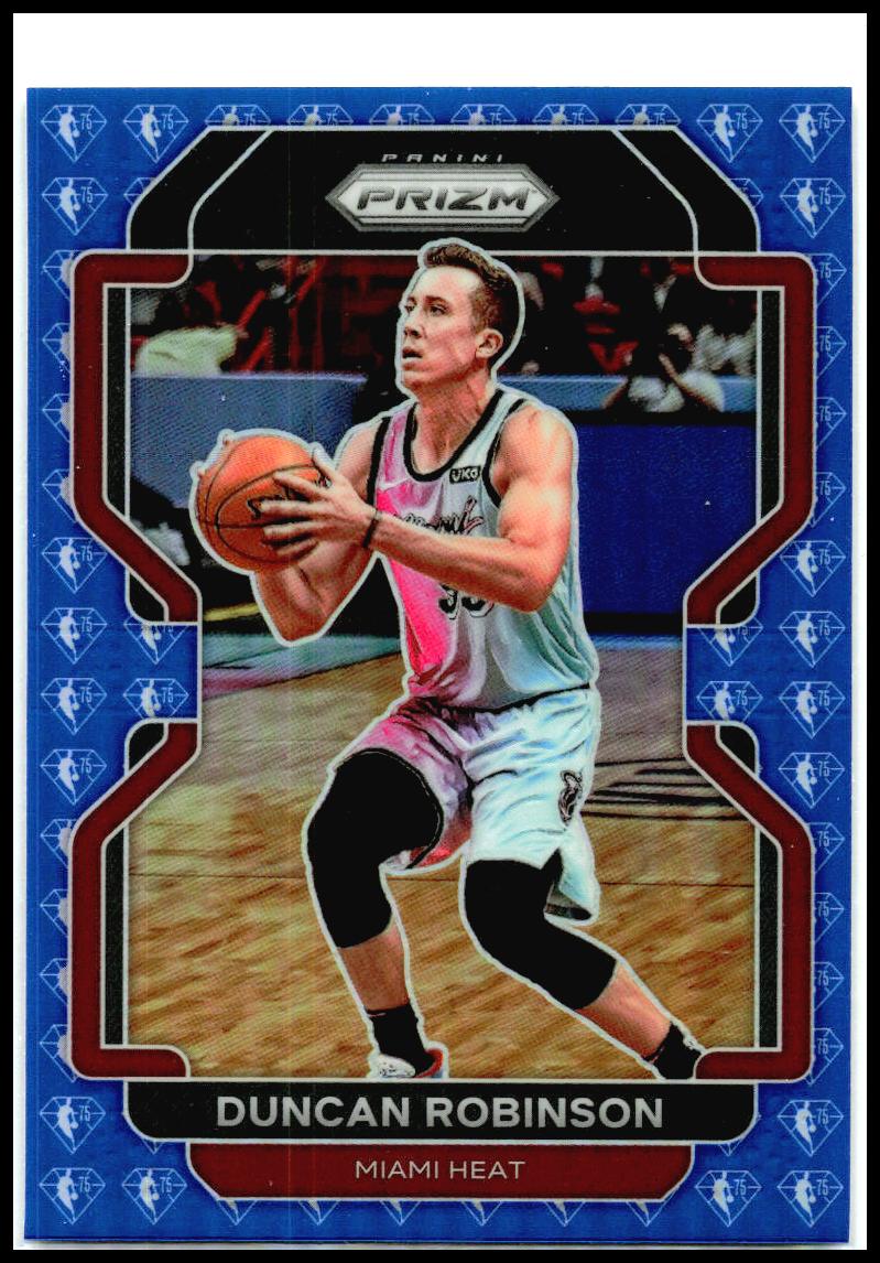 2021-22 Panini Prizm NBA 75th Anniversary #81 Duncan Robinson Miami Heat