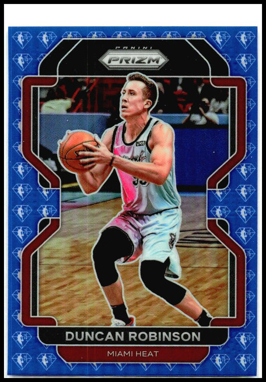 2021-22 Panini Prizm NBA 75th Anniversary #81 Duncan Robinson Miami Heat