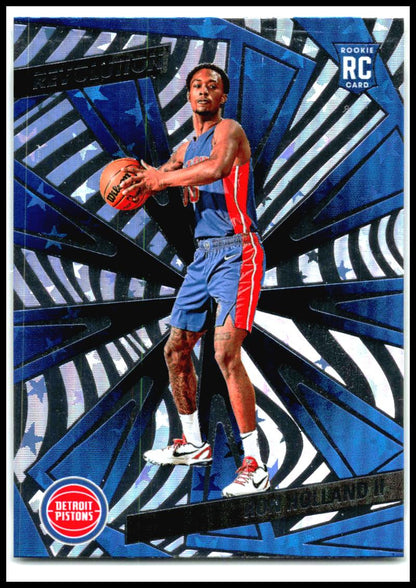 2024-25 Panini Revolution Astro #114 Ron Holland II Rookie Detroit Pistons