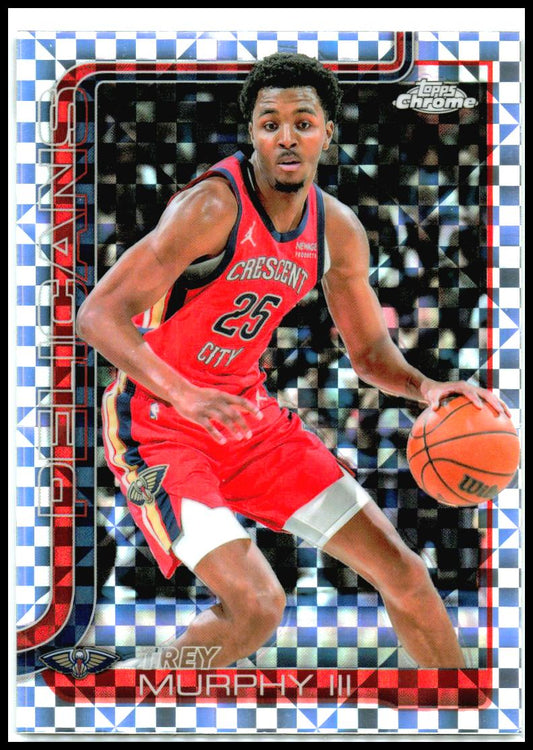 2025-26 Topps Chrome X-Fractor #104 Trey Murphy III New Orleans Pelicans