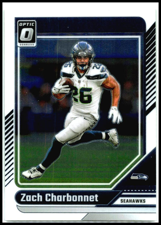 2024 Donruss Optic #179 Zach Charbonnet Seattle Seahawks