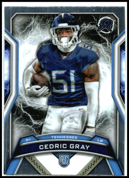 2024 Topps Resurgence #193 Cedric Gray Rookie Tennessee Titans