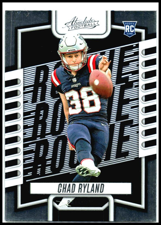 2023 Panini Absolute #197 Chad Ryland New England Patriots