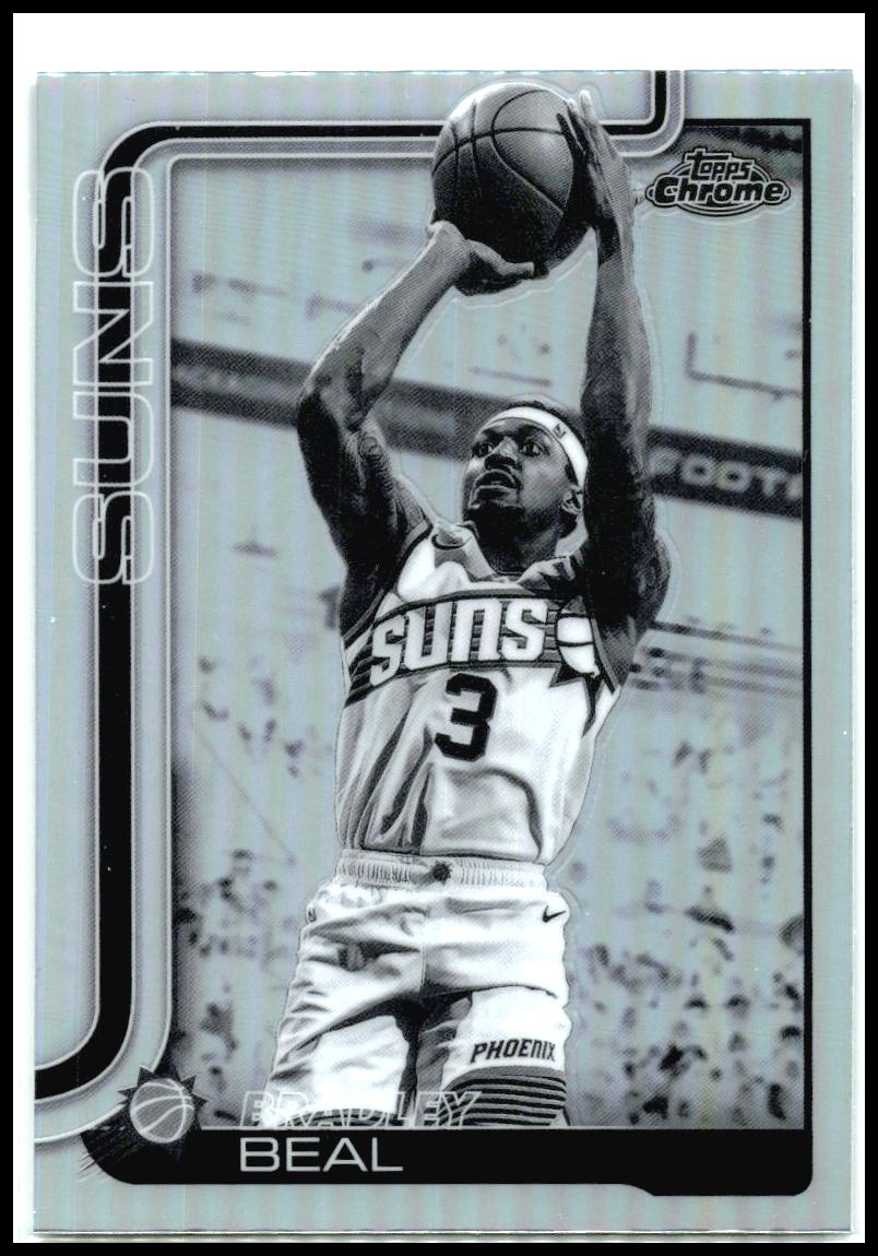 2025-26 Topps Chrome Negative Refractor #194 Bradley Beal Phoenix Suns