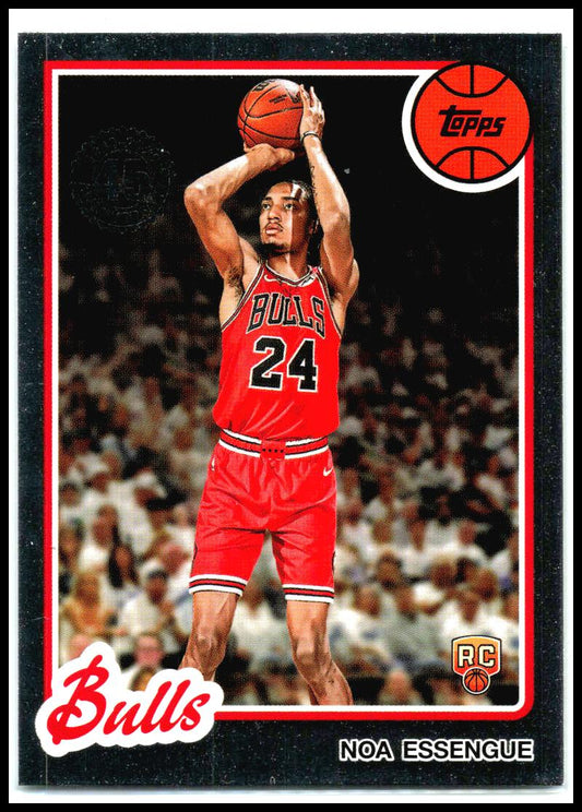2025-26 Topps 1980-81 Topps Basketball #80BK-59 Noa Essengue Chicago Bulls