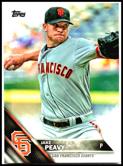 2016 Topps Limited #320 Jake Peavy San Francisco Giants
