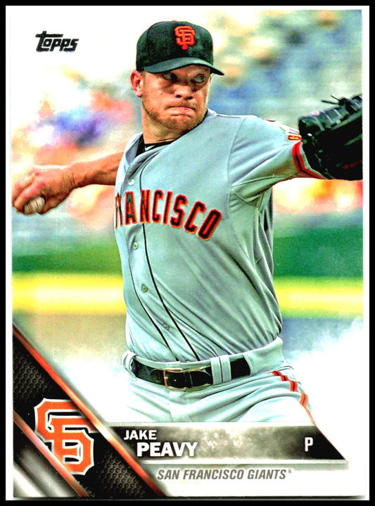 2016 Topps Limited #320 Jake Peavy San Francisco Giants