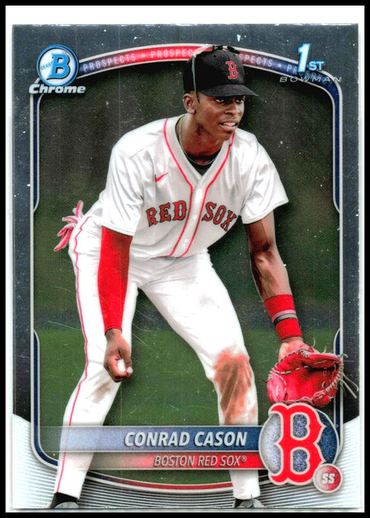 2025 Bowman Chrome Prospects #BCP-130 Conrad Cason Boston Red Sox