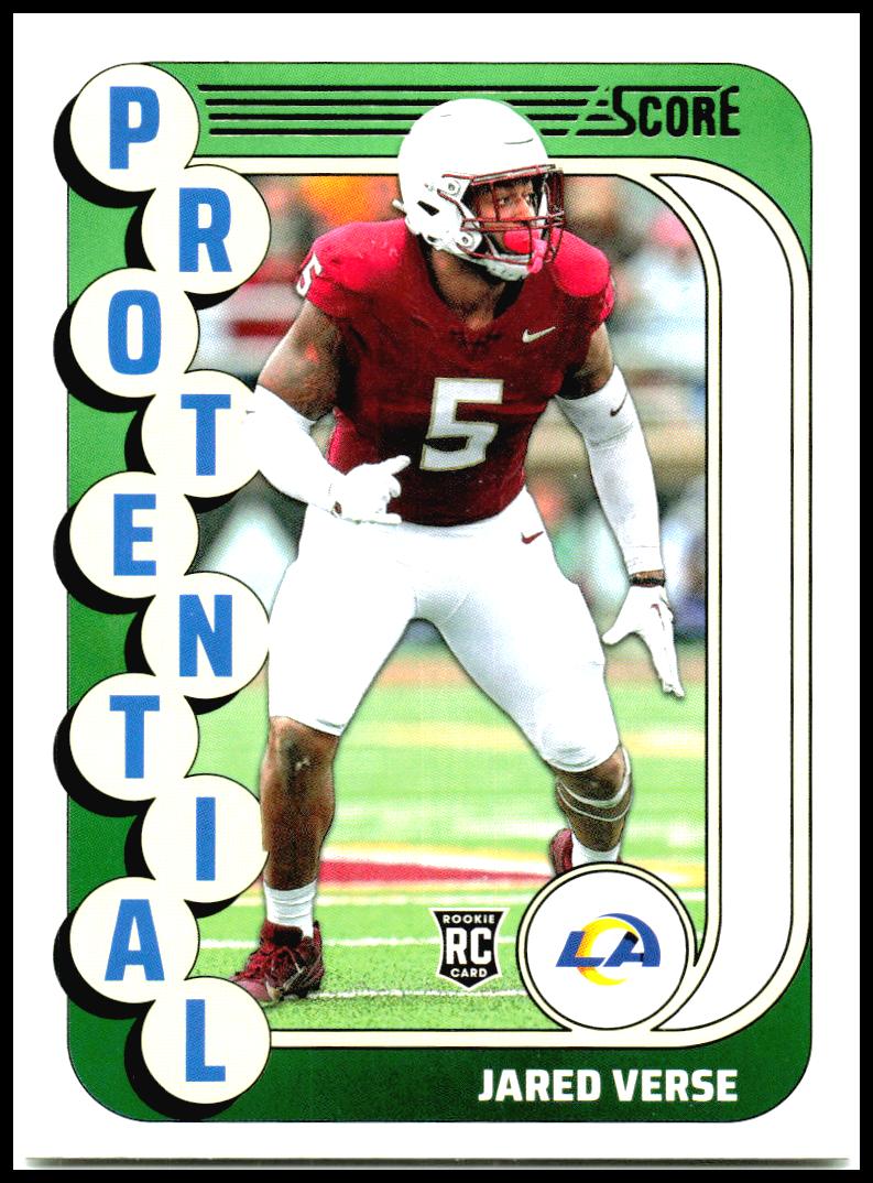 2024 Score Protential #7 Jared Verse Los Angeles Rams